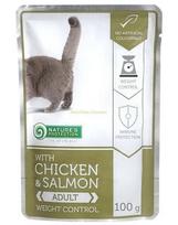 NATURES PROTECTION Z Kurczakiem I Łososiem Weight Control 100 g