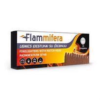 ugnies idegtukai - Įdegtukas Flammifera Firelighters With Match-Head FF 24 - 1 nuotrauka