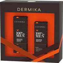 Dermika 100 % rinkinys vyrams: veido kremas nuo raukšlių 50+ 50ml + paakių kremas 15ml