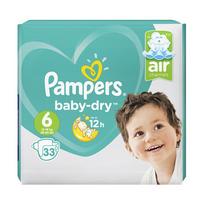 Pampers Baby Dry XL dydžio sauskelnės 33 vnt.