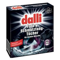 Dalli skalbinių servetėlės juodiems audiniams 10 vnt.