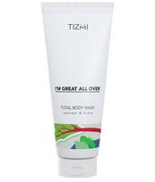 Tizmi Total Body Wash dušo želė Rhubarb & Mint 200ml