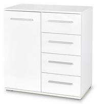 Komoda Halmar Lima KM-2, balta, 40x77x82 cm