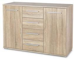 Komoda Halmar Lima KM-4, ąžuolo, 40x116x82 cm