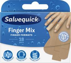 Salvequick Finger Mix pleistrai 18 vnt.