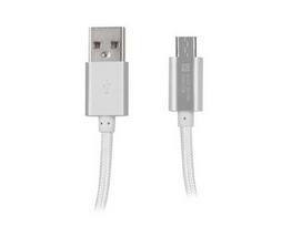 micro usb b 2 0 - Natec Charger Cable Micro USB / USB Silver 1m - 2 nuotrauka