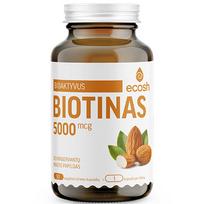 Ecosh Bioaktyvus Biotinas 5000µg kapsulės N90