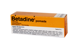 Betadine 100 mg/g tepalas, antibakterinis, 30 g (LI)