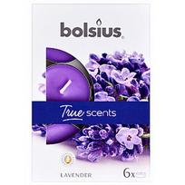 Arbatinės žvakutės Bolsius levandų 6vnt. 647319
