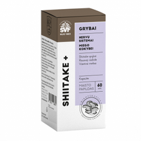 shiitake grybai -  ŠVF SHIITAKE+, 60 kapsulių - 1 nuotrauka