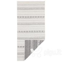 Northrugs dvipusis kilimas - takelis Twin Supreme Grey Cream, 80x350 cm