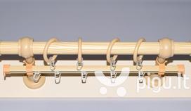 Bėgelis karnizui Ø28mm šv. rudos sp., 160 cm