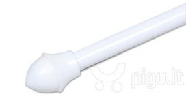 Kafe ištraukiamas karnizas, 85 cm - 135 cm, baltas