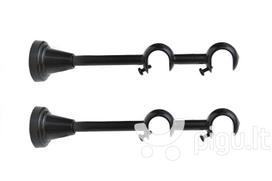 Dvigubas metalinis karnizo laikiklis 19 mm+19 mm