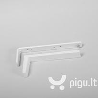Sieninis laikiklis su plastikiniu uždengimu Nr. 137 13,7cm, metalinis "U", "A", "D", "DS" profiliams, baltas