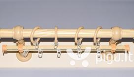 Bėgelis karnizui Ø28mm šv. rudos sp., 300 cm