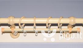 Bėgelis karnizui Ø28mm šv. rudos sp., 120 cm