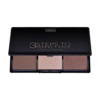 Wibo 3 Steps To Perfect Face veido kontūravimo paletė Dark 10g