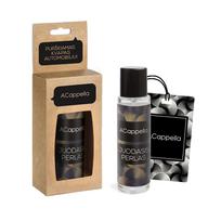 acappella purskiamas - ACappella automobilių kvapas purškiamas su kartoniuku Juodas perlas 50 ml - 1 nuotrauka