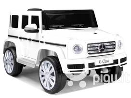 Vaikiškas vienvietis elektromobilis Mercedes G500 baltas