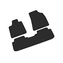Tekstiliniai kilimėliai TOYOTA HIGHLANDER (5 vietų) 2007-2013 (2 eilės)