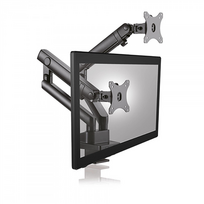 2 monitoriu laikiklis 32" - Raidsonic Icy Box IB-MS314-T Monitor Stand 32 " Black - 3 nuotrauka