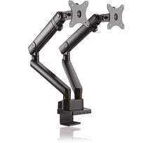 2 monitoriu laikiklis 32" - Raidsonic Icy Box IB-MS314-T Monitor Stand 32 " Black - 4 nuotrauka