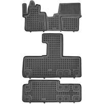 Guminiai kilimėliai Peugeot Traveller 2016→ (Trys eilės, Paaukštintais kraštais)