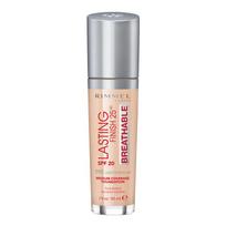 Rimmel Lasting Finish Breathable makiažo pagrindas 010 Light Porcelain 30ml
