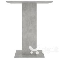 Bistro staliukas vidaX, 60x60x75 cm, MDP, betono pilkos spalvos