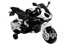 elektromobiliai vaikams bmw - Elektrinis motociklas vaikams BMW S1000RR, juodas - 1 nuotrauka