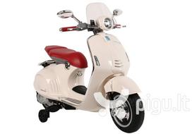 Elektrinis motoroleris vaikams Vespa GTS 300, baltas