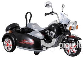 Elektrinis motociklas su lopšiu SX138, juodas