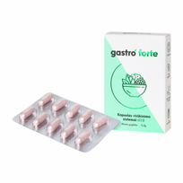  GASTRO FORTE, nuo 12 m., 10 skrandyje neirių dengtų kapsulių