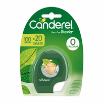  CANDEREL saldiklis su STEVIA GREEN, 120 dengtų tablečių
