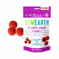  YUMYUM ekologiški ledinukai ant pagaliuko su vitaminu C YUMEARTH BIO, 3 rūšys, 85 g