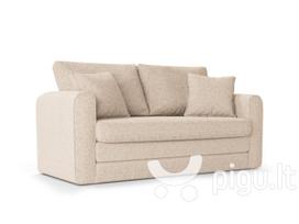 Sofa Micadoni Home Lido 2S 52, šviesios smėlio spalvos