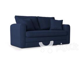 Sofa Micadoni Home Lido 2S, tamsiai mėlyna