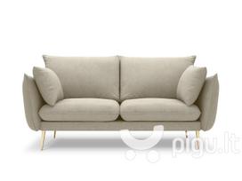 Dvivietė sofa Milo Casa Elio, smėlio/auksinės spalvos