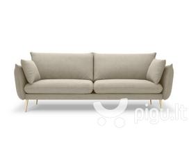 Keturvietė sofa Milo Casa Elio, smėlio/auksinės spalvos