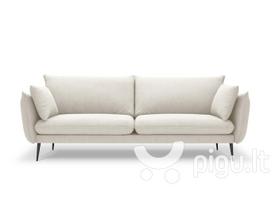 Keturvietė sofa Milo Casa Elio, šviesios smėlio spalvos