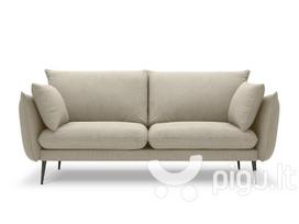 Trivietė sofa Milo Casa Elio, smėlio spalvos