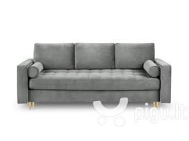 Sofa Milo Casa Santo, pilka/auksinės spalvos