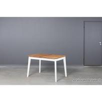 ISKU WHITE MIX 110-145X70 ąžuolinis, prasiilginantis stalas