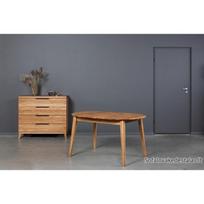 HOWDALA 140-180X90 ąžuolinis, prasiilginantis, stalas