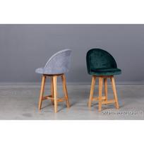 SANNA oak base minkšta pusbario(62cm)kėdė