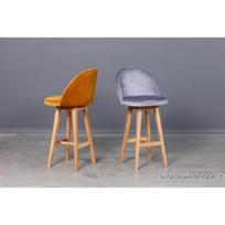 SANNA oak base minkšta baro(72cm)kėdė