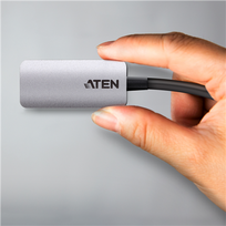 hdmi type c laidas - Aten USB-C to HDMI  (juoda/pilka) - 3 nuotrauka