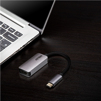 hdmi type c laidas - Aten USB-C to HDMI  (juoda/pilka) - 4 nuotrauka