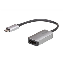 hdmi type c laidas - Aten USB-C to HDMI  (juoda/pilka) - 5 nuotrauka